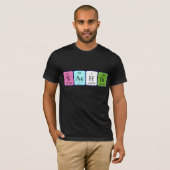 Sachin periodiek table name shirt (Voorkant volledig)