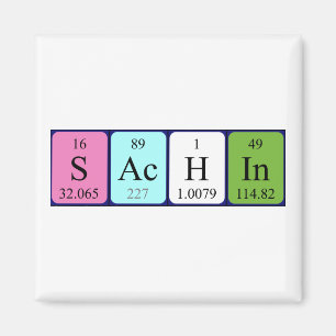 Sachin periodieke tabelnaam magnet magneet