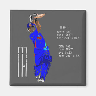 Sachin Tendulkar Koelkast Magnet Magneet