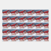 Sachs Bridge/Greyhounds met kerstbeker Inpakpapier Vel (Voorkant 3)