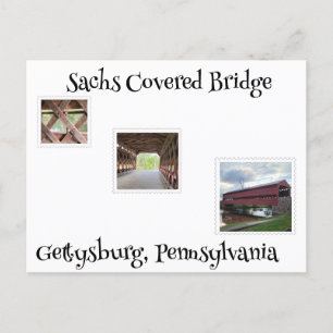 Sachs Covered Bridge Briefkaart