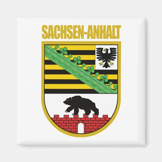 Sachsen-Anhalt Magneet (Voorkant)