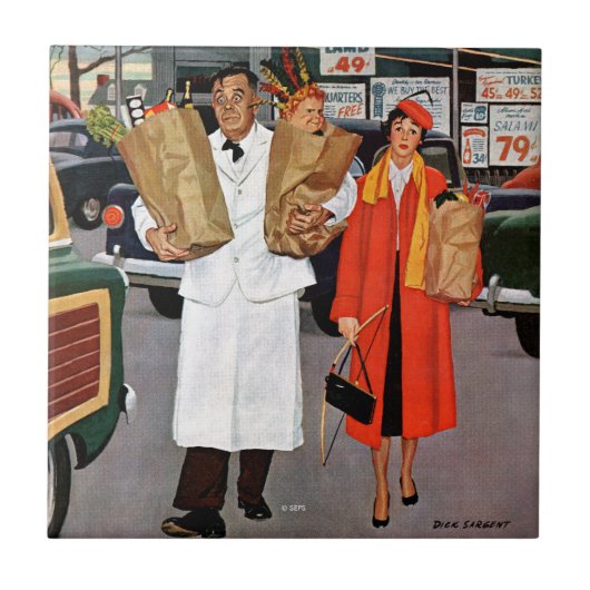 Sack Full of Trouble Tegeltje (Voorkant)