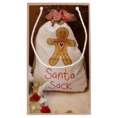 Sack Sack Small Tan Gift Bag Klein Cadeauzakje (Achterkant)