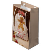 Sack Sack Small Tan Gift Bag Klein Cadeauzakje (Achterkant Gekanteld)