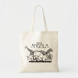 Saco - amo-te Angola - Animais Tote Bag
