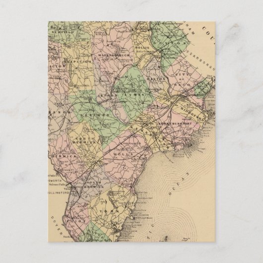 Saco, Biddeford Briefkaart (Voorkant)