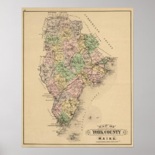 Saco, Biddeford Poster