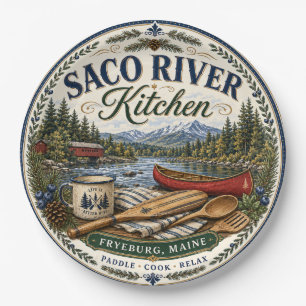 Saco River Fryeburg Maine Keuken Melamine Bord