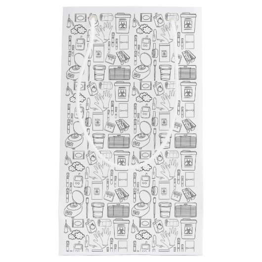 Sacoche cadeau pour la phlébotomie, sac cadeau Lab (Devant)