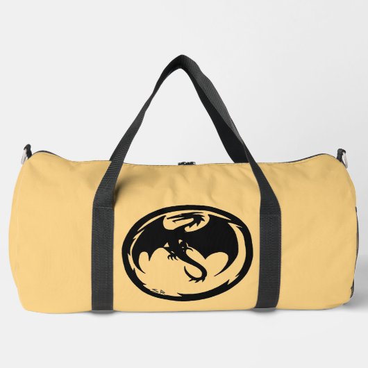 Sacoche en or Dragon noir (Recto)