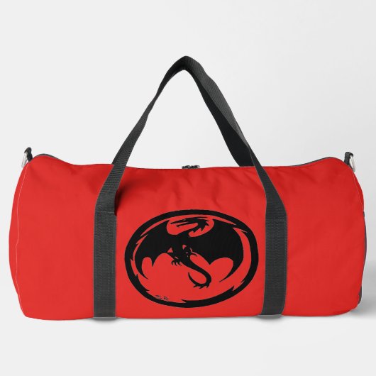 Sacoche rouge Dragon noir (Recto)