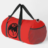 Sacoche rouge Dragon noir (Coin droit)