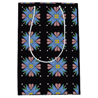 Sacola de Presente Estrela azul Medium Cadeauzakje