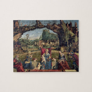 Sacra Conversazione, c.1500 (olie op het paneel) ( Legpuzzel