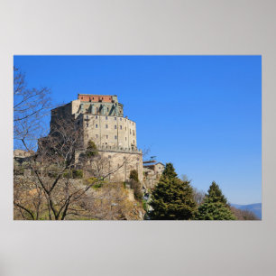 Sacra di San Michele of Sint-Michielsabdij Poster