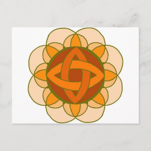 "Sacral Chakra"-Briefkaart Briefkaart (Voorkant)