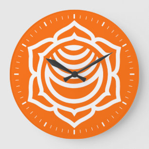 Sacral Chakra Energy Horloge murale
