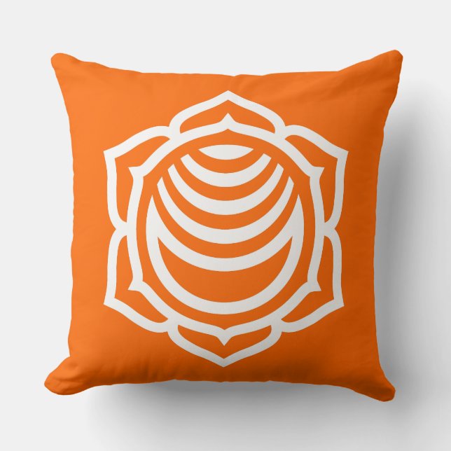 Sacral Chakra Energy Sierkussen (Voorkant)