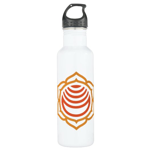 Sacral Chakra Energy Waterfles (Voorkant)