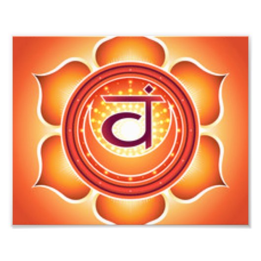Sacral Chakra Foto Afdruk (Voorkant)