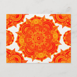 Sacral Chakra Mandala Briefkaart