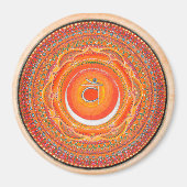 Sacral Chakra Mandala magneet (Voorkant)