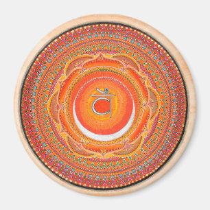 Sacral Chakra Mandala magneet