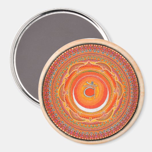 Sacral Chakra Mandala Magnet (Recto/Verso)