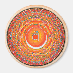 Sacral Chakra Mandala Magnet Magneet