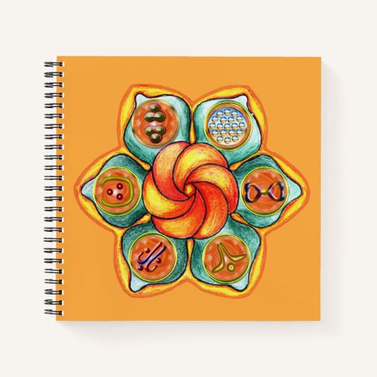 Sacral Chakra Mandala Notitieboek (Voorkant)