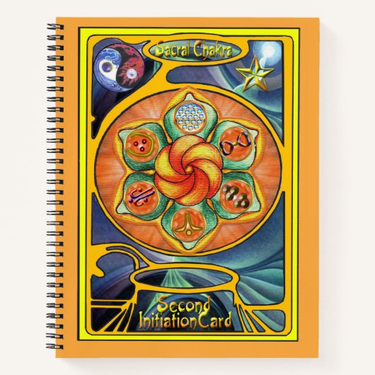 Sacral Chakra Mandala Notitieboek (Voorkant)