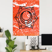 Sacral Chakra Poster (Thuiskantoor)