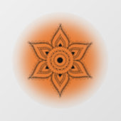 Sacral Chakra Raamsticker (Vel)