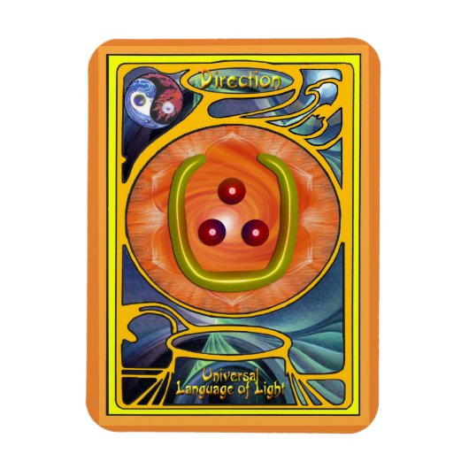 Sacral Chakra - Richting Magneet (Verticaal)