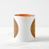 Sacral Chakra Shadow Mandala Mug Deux Tons (Centre)