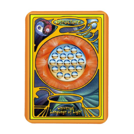 Sacral Chakra - Structuur Magneet (Verticaal)