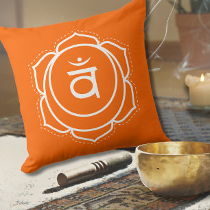 Sacrale chakra Svadhisthana Oranje meditatie Kussen