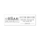 Sacramento | Aangepast zelfinkend stempel voor adr (Design)