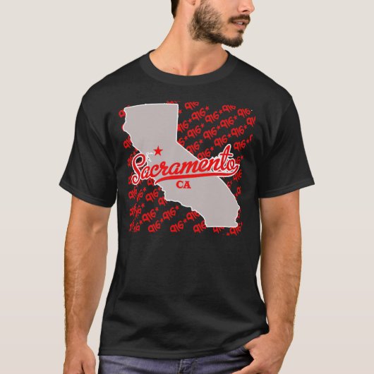 sacramento, Ca (916) — T-Shirt (Devant)