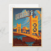 Sacramento, CA Briefkaart (Voorkant / Achterkant)