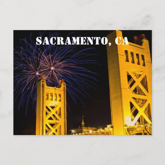 Sacramento, CA-Briefkaart Briefkaart (Voorkant)