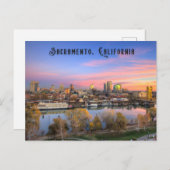 Sacramento California Briefkaart Souvenir (Voorkant / Achterkant)