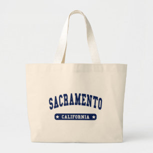 Sacramento California College Stijlhemden Grote Tote Bag