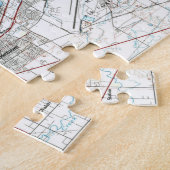 Sacramento California Map (1994) Legpuzzel (Zijkant)