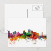 Sacramento California Skyline Briefkaart (Voorkant / Achterkant)