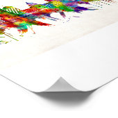 Sacramento California Skyline Poster (Hoek)