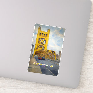 Sacramento California Tower Bridge Sticker
