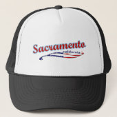 Sacramento California Trucker Hat Trucker Pet (Voorkant)