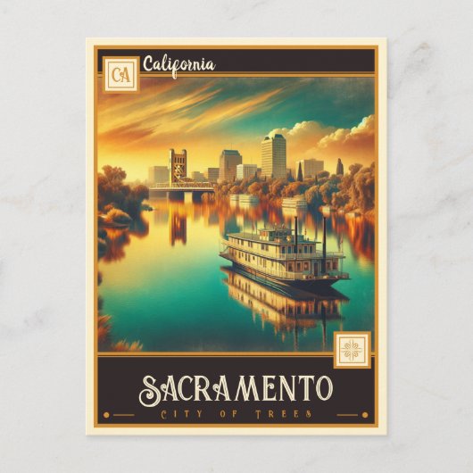 Sacramento, Californië |  Briefkaart (Voorkant)